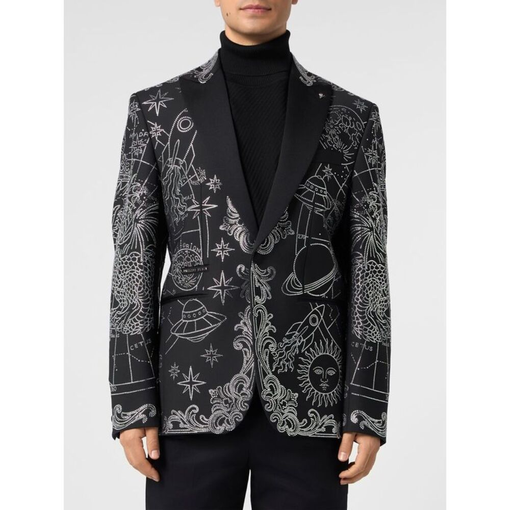 Philipp Plein Blazer Men Black